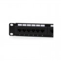 24 Port 1U Rackmount Cat 6 110 Patch Panel