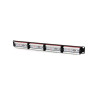 24 Port 1U Rackmount Cat 6 110 Patch Panel