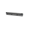 24-Port 1U Rack-Mount Cat6 110 Patch Panel, 568B, RJ45 Ethernet