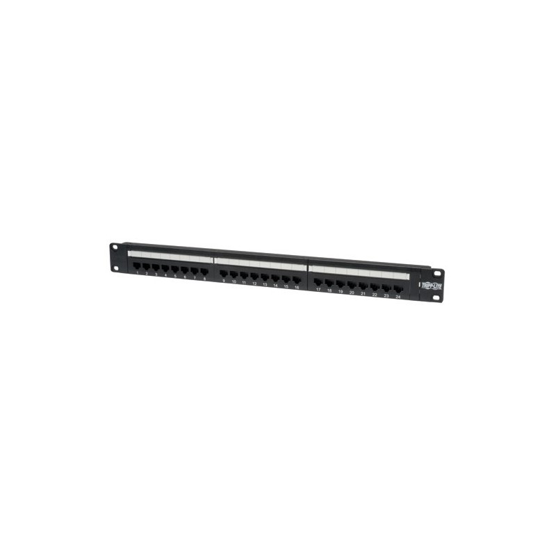 Cat6 24-Port 1U Inline Coupler UL-Listed Patch Panel