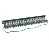 24 Port Cat6a FTP Shielded CCS 20/20 Right Angled  Patch Panel