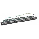 24 Port Cat 6a FTP Shielded CCS 20/20 Right Angled Patch Panel