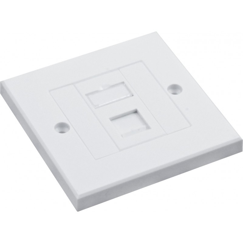 Cat6 UTP RJ45 Loaded Faceplates | Cat6 Modules & Outlets | Magic Patch