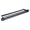 48 Way Unloaded UTP Keystone Patch Panel