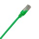 Green Cat5e patch lead with latch protection;