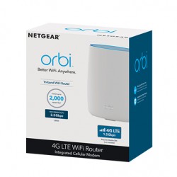 Netgear LBR20 wireless router Dual-band (2.4 GHz / 5 GHz) Gigabit Ethernet 3G 4G White