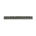 Netgear GS316PP Unmanaged Gigabit Ethernet (10/100/1000) Black Power over Ethernet (PoE)