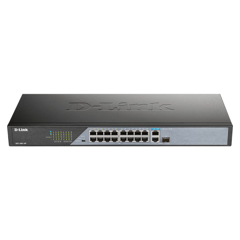 D-Link DSS-100E-18P network switch Unmanaged Fast Ethernet ...