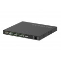 Netgear M4250-26G4XF-PoE+ Managed Gigabit Ethernet (10/100/1000) Power over Ethernet (PoE) 1U Black