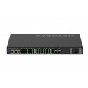 Netgear M4250-26G4XF-PoE+ Managed Gigabit Ethernet (10/100/1000) Power over Ethernet (PoE) 1U Black