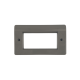 Double Gang Faceplate DDA Grey