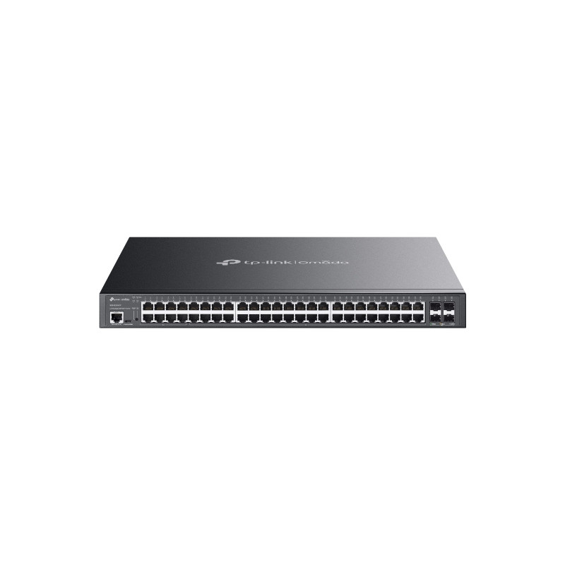 TP-Link Omada SG3452XMPP network switch Managed L2+ Gigabit Ethernet (10/100/1000) Power over Ethernet (PoE) 1U Black TP-Link Omada SG3452XMPP network switch Managed L2+ Gigabit Ethernet (10/100/1000) Power over Ethernet (PoE) 1U Black