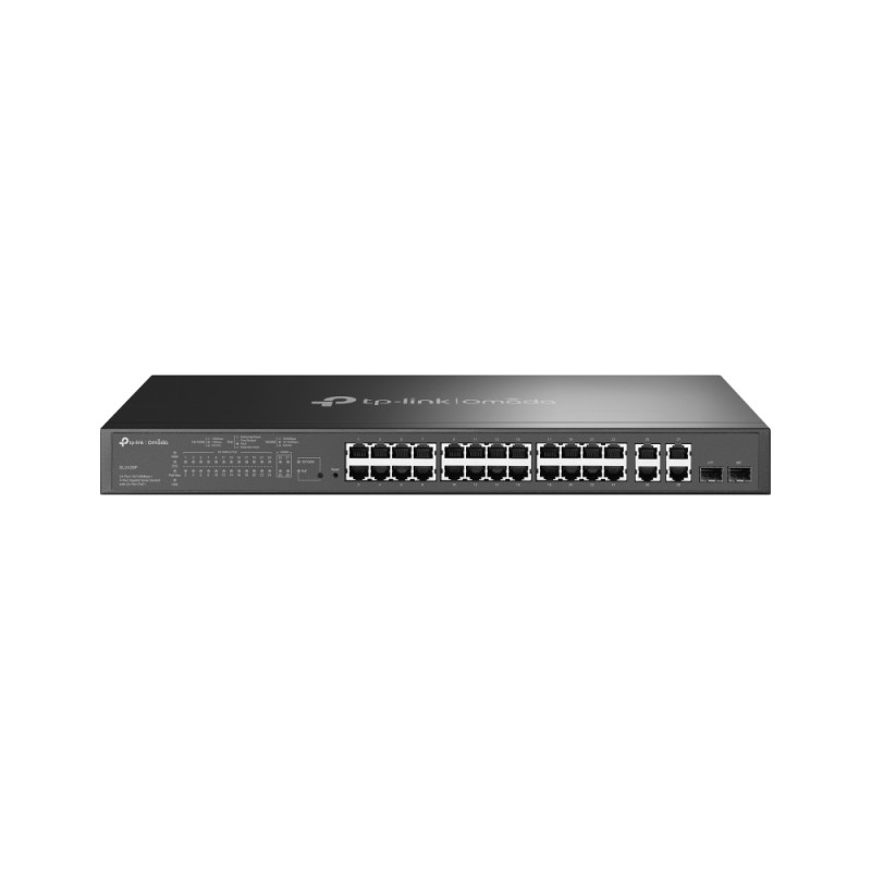 TP-Link Omada SL2428P network switch Managed L2 Fast Ethernet (10/100) Power over Ethernet (PoE) 1U Black TP-Link Omada SL2428P network switch Managed L2 Fast Ethernet (10/100) Power over Ethernet (PoE) 1U Black