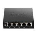 D-Link DGS-1005P Unmanaged L2 Gigabit Ethernet (10/100/1000) Power over Ethernet (PoE) Black