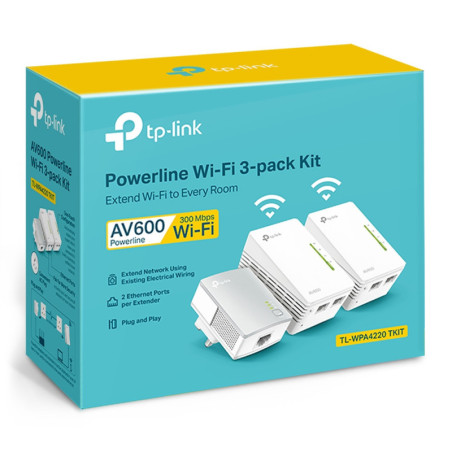 P-Link Powerline 600 Wi-Fi 3-pack Kit