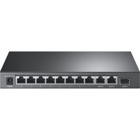 P-Link 8-Port 10/100Mbps + 3-Port Gigabit Desktop Switch with 8-Port PoE+