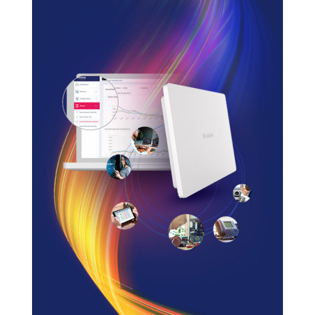 -Link D-Link AX3000 Wi-Fi 6 Dual-Band PoE Outdoor Access Point