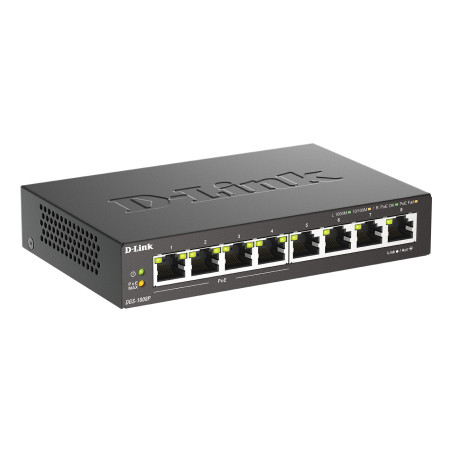 -Link D-Link 8-Port Gigabit PoE Unmanaged Desktop Switch