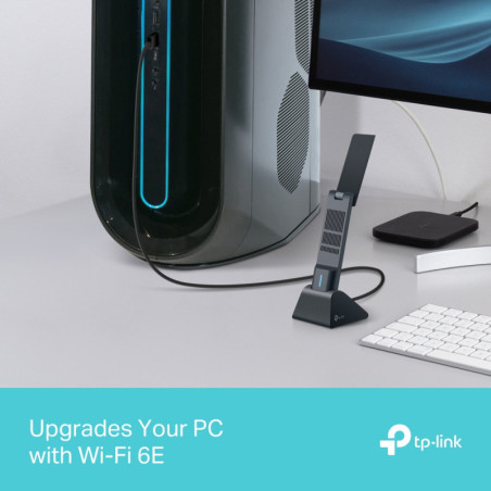 P-Link AXE5400 Wi-Fi 6E High Gain Wireless USB Adapter